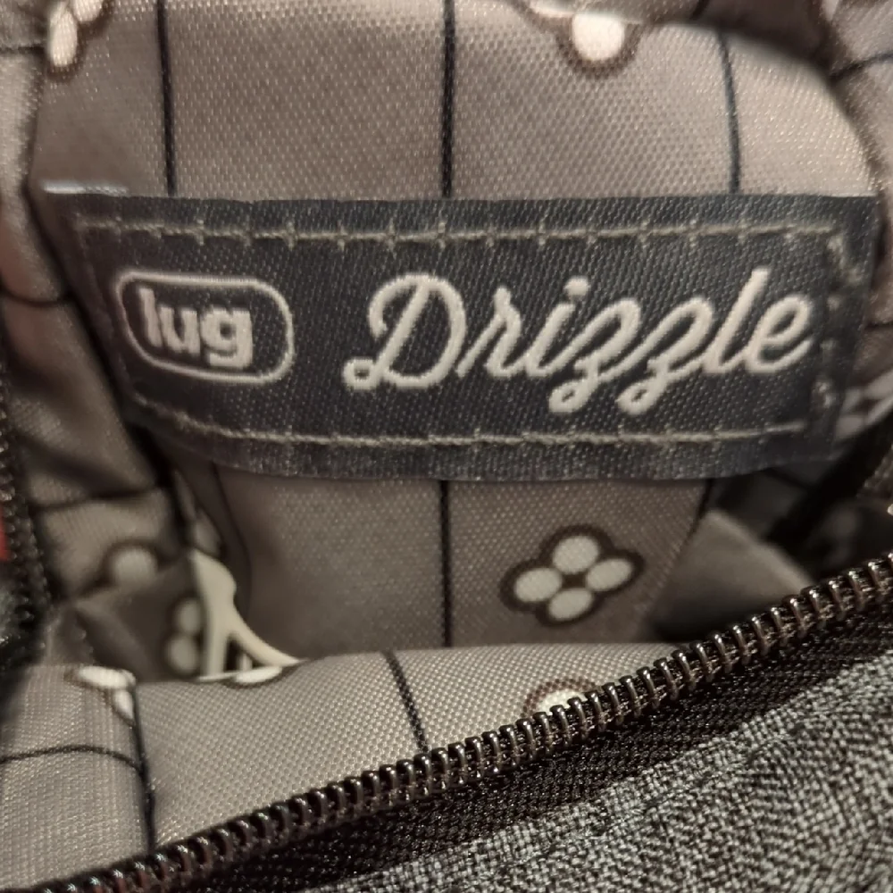 Lug Drizzle Mini Zip Storage Pouch - Heather Grey - NWT - Picture 4 of 6